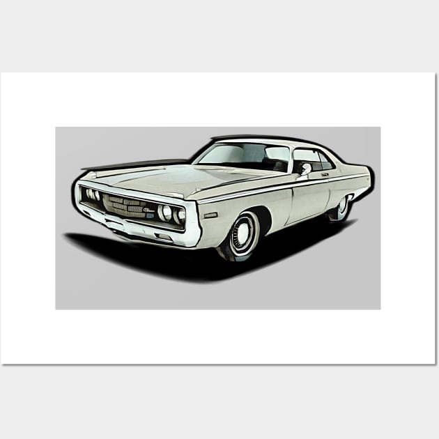 Chrysler New Yorker / Newport Version 2 Wall Art by CarTeeExclusives